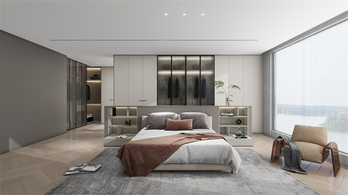 整家定制方案，全屋空间一体化设计、一站式配齐