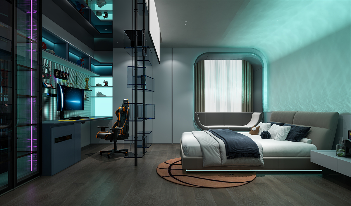 卧室系统：从游戏到生活，一站式电竞房设计全攻略