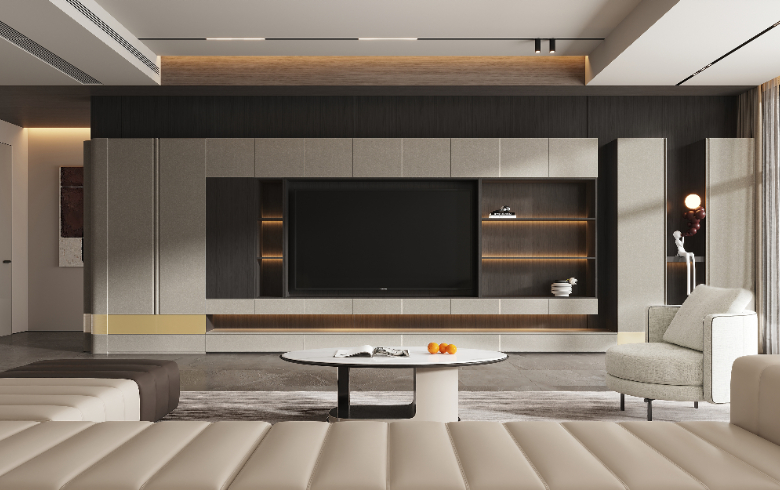 雅奢风格丨169㎡四房两厅黑白灰营造的高级质感