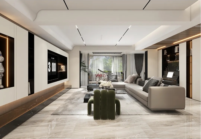 意式极简丨拒绝过度装修，173㎡住出大平层的高级舒适感