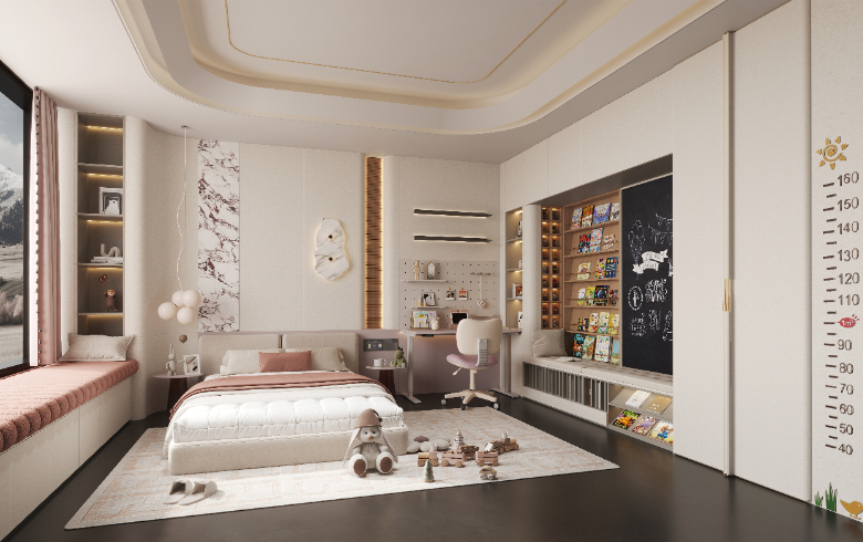 格雅·学在卧室